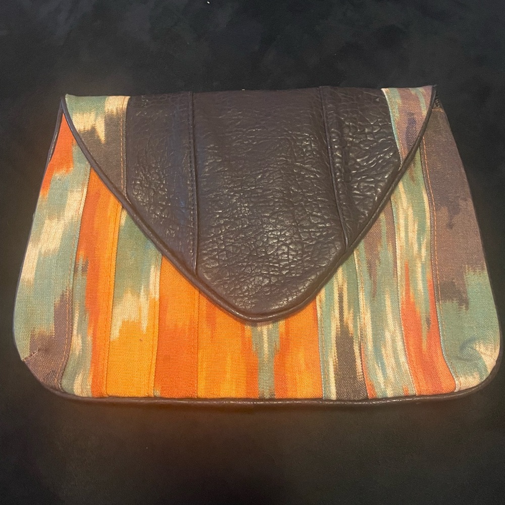 Multicolor Clutch Bag